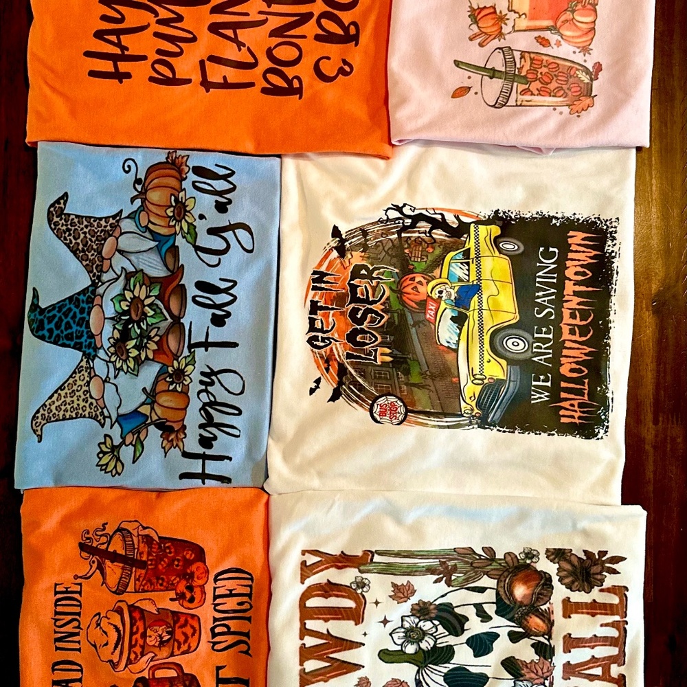 Bundle of Halloween shirts